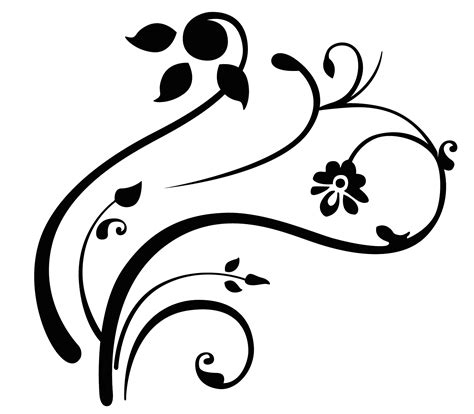 suklay clipart black and white|Black White Swirls Clipart royalty.